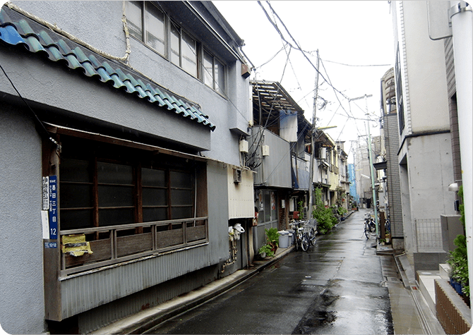 鐘ヶ淵の路地